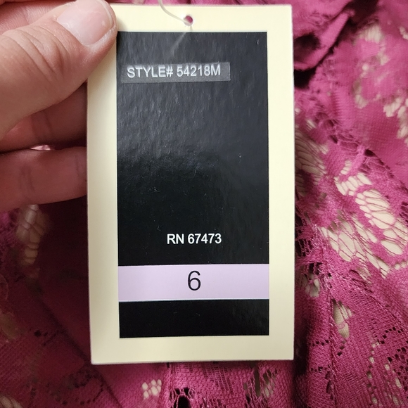 Julian Taylor | Dresses | Julian Taylor Rose Nude Floral Lace Aline